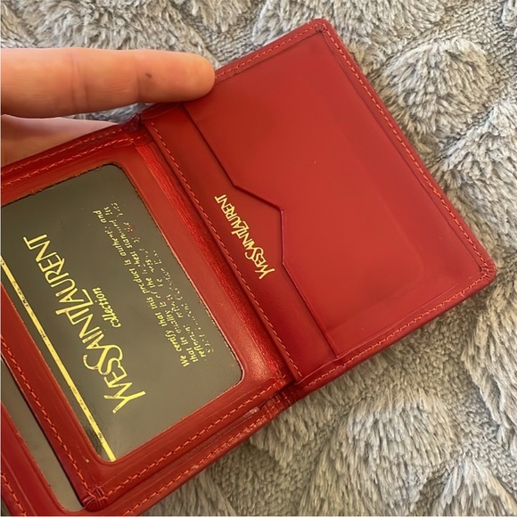 YSL Yves Saint Laurent Colorful Patchwork Wallet - Picture 4 of 8